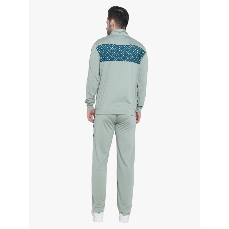 Stylish Tracksuit Grey Green - Image 6