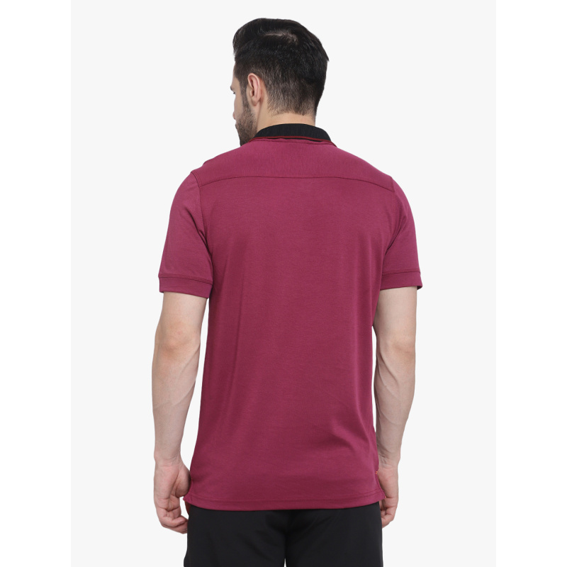 Travel Polo T-Shirt Red P2 - Image 4