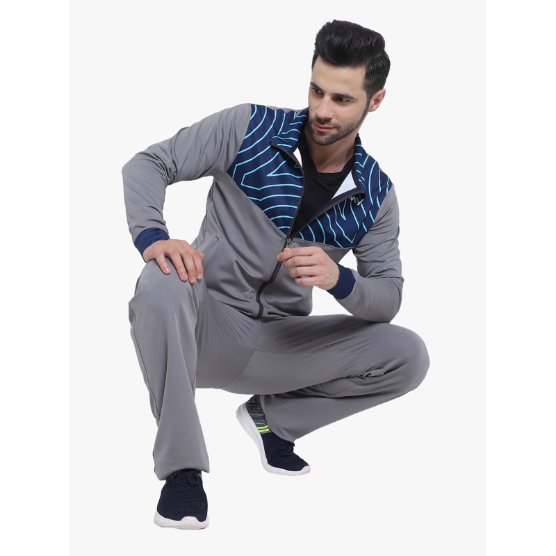 Stylish Tracksuit Grey - Image 5