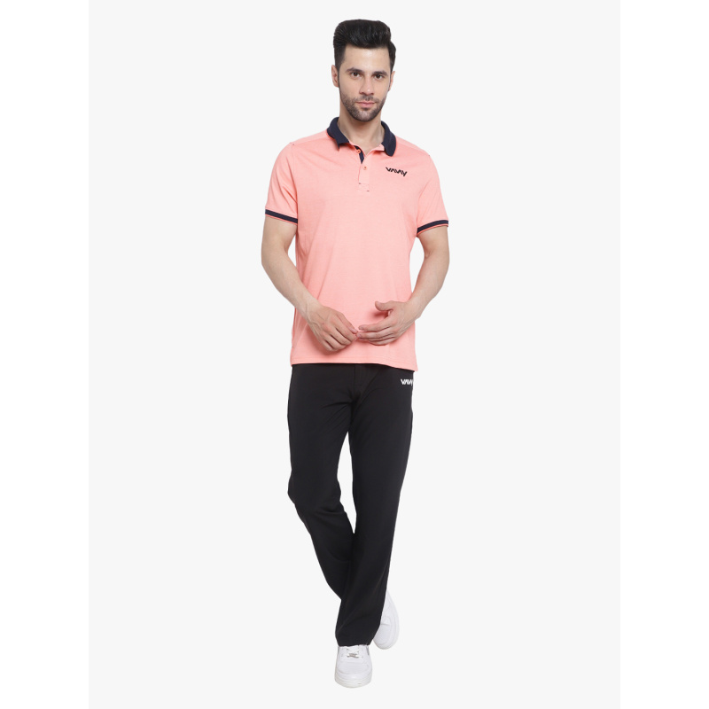 Travel Polo T-Shirt Pink P1 - Image 3