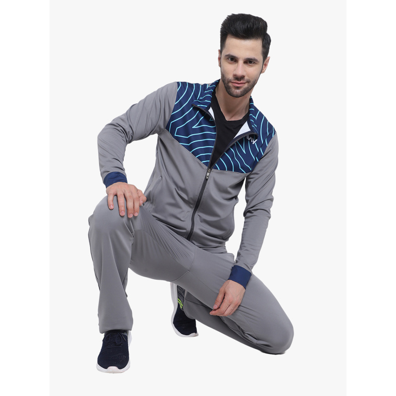 Stylish Tracksuit Grey - Image 4