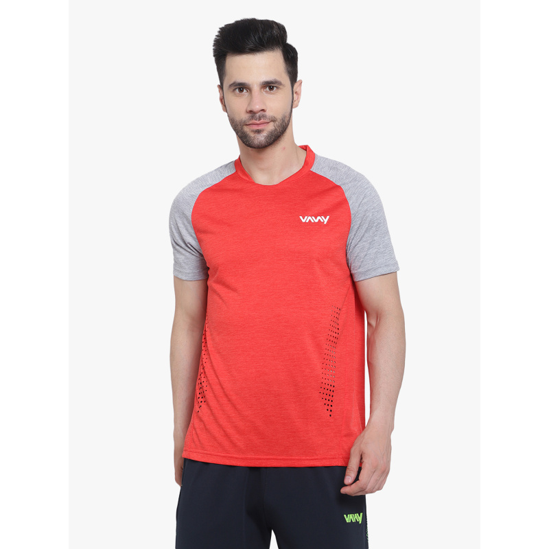 Training T-Shirt Red Grey