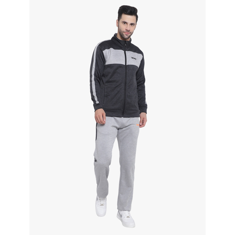 Ignite Melange Tracksuit Black - Image 3