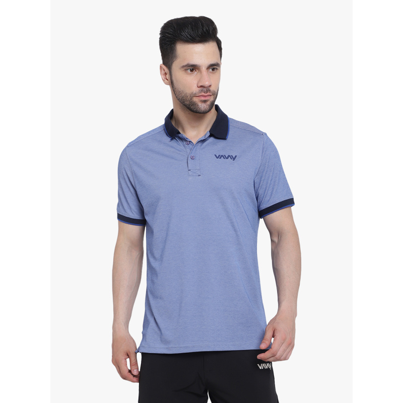 Travel Polo T-Shirt Sky Blue P1