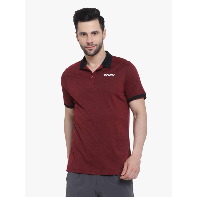 Travel Polo T-Shirt Red P1