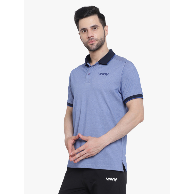 Travel Polo T-Shirt Sky Blue P1 - Image 5