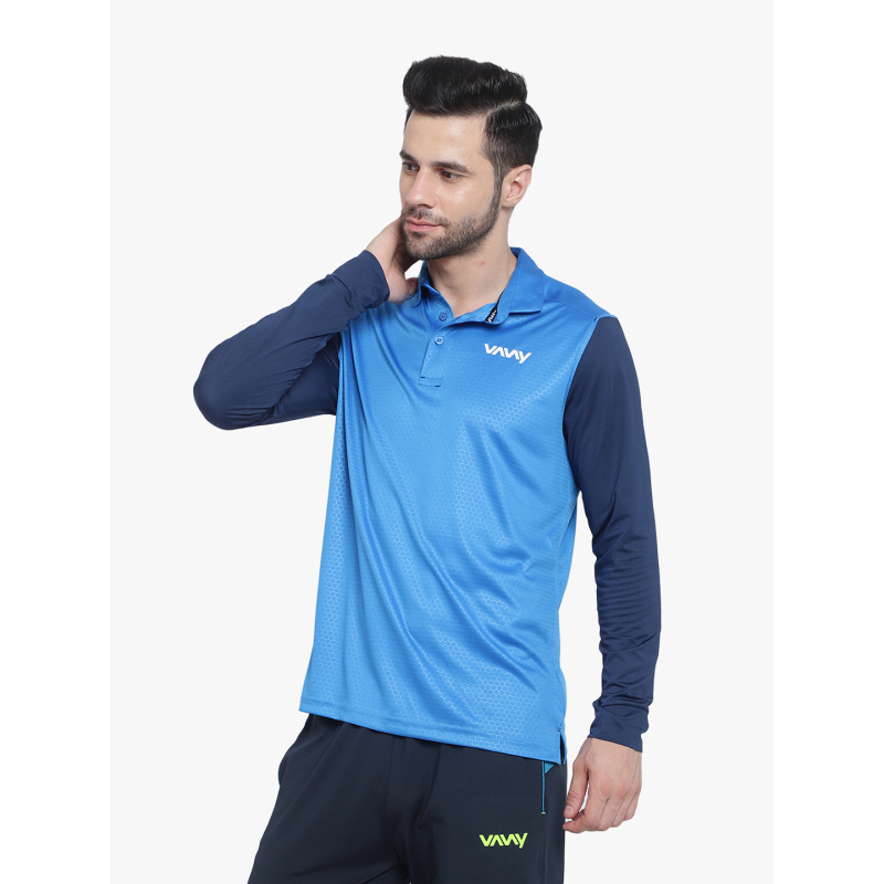 Training T-Shirt Full Sleeve Blue P1 - Image 2