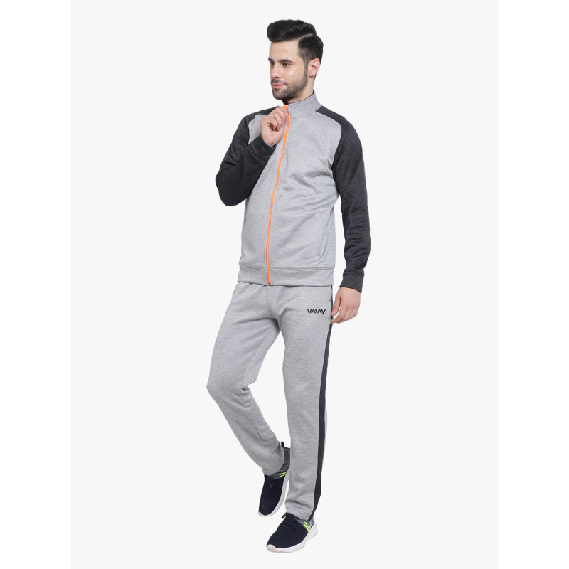 Ignite Melange Tracksuit Grey - Image 4