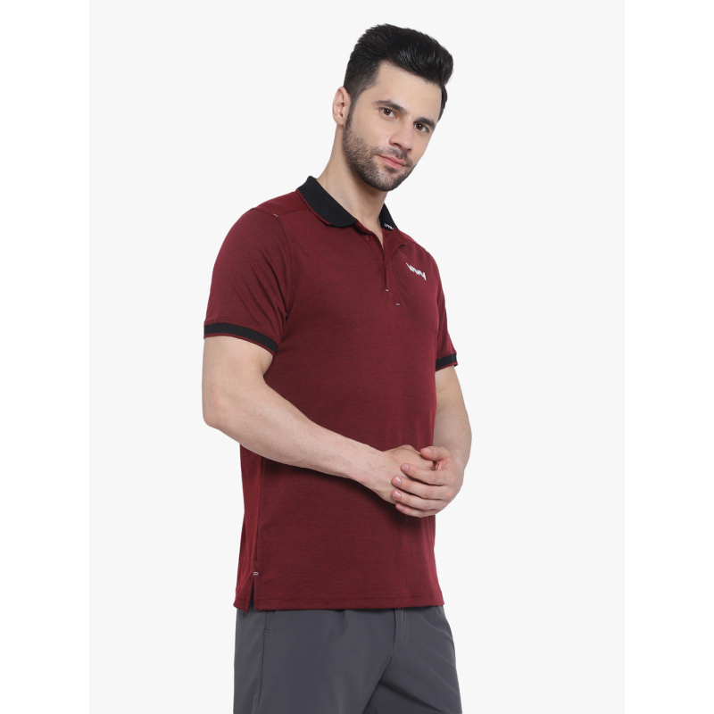 Travel Polo T-Shirt Red P1 - Image 3