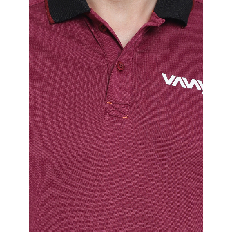 Travel Polo T-Shirt Red P2 - Image 8