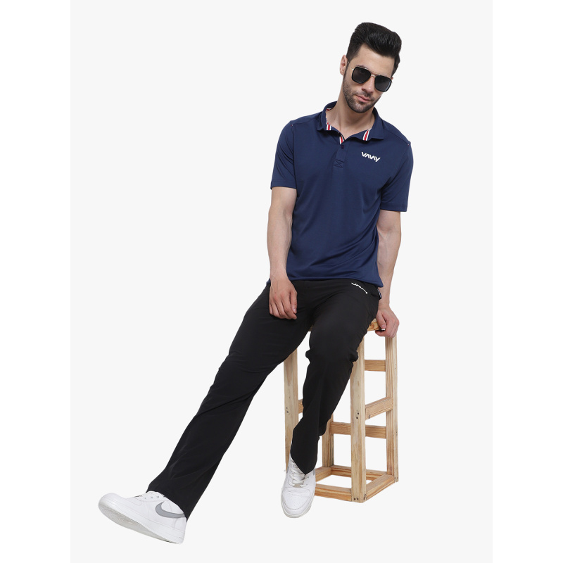 Travel Polo T-Shirt Blue P4 - Image 8